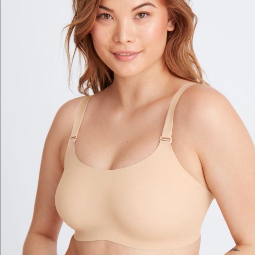 Knix Evolution Bra, Beige/Grey Heather